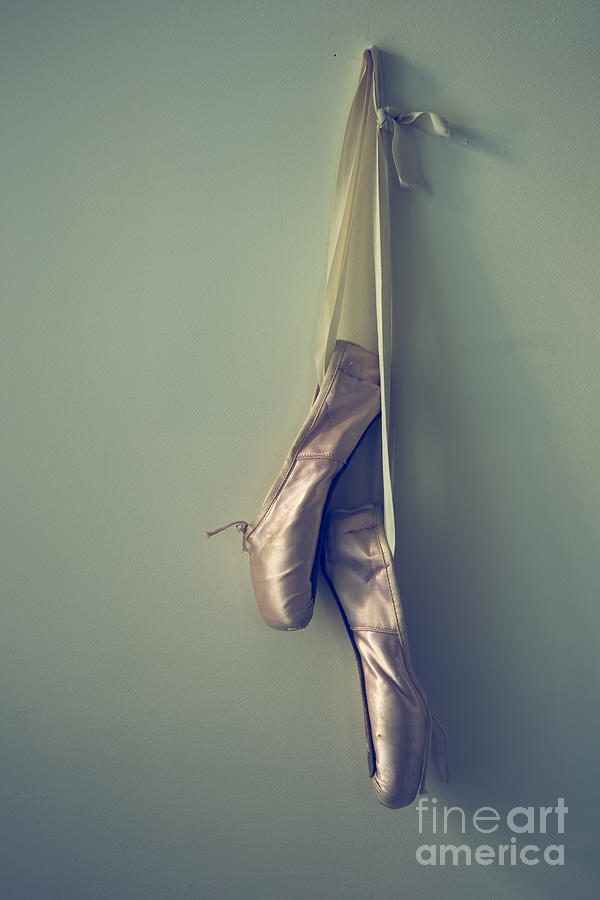 hanging ballet shoes