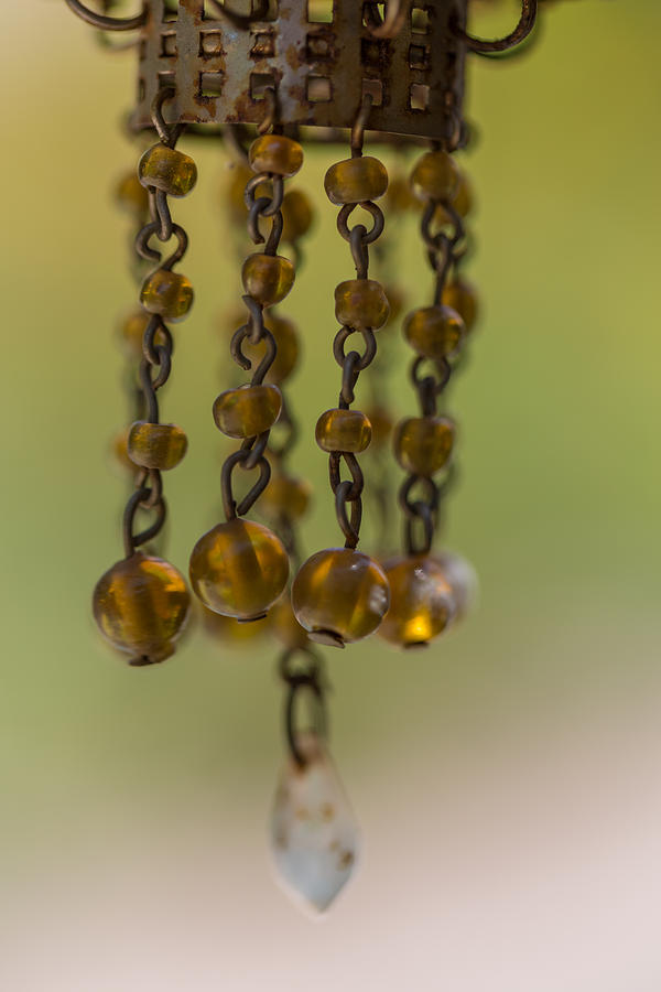 Hanging Beaded Votive Abstract  3 Photograph by Scott Campbell