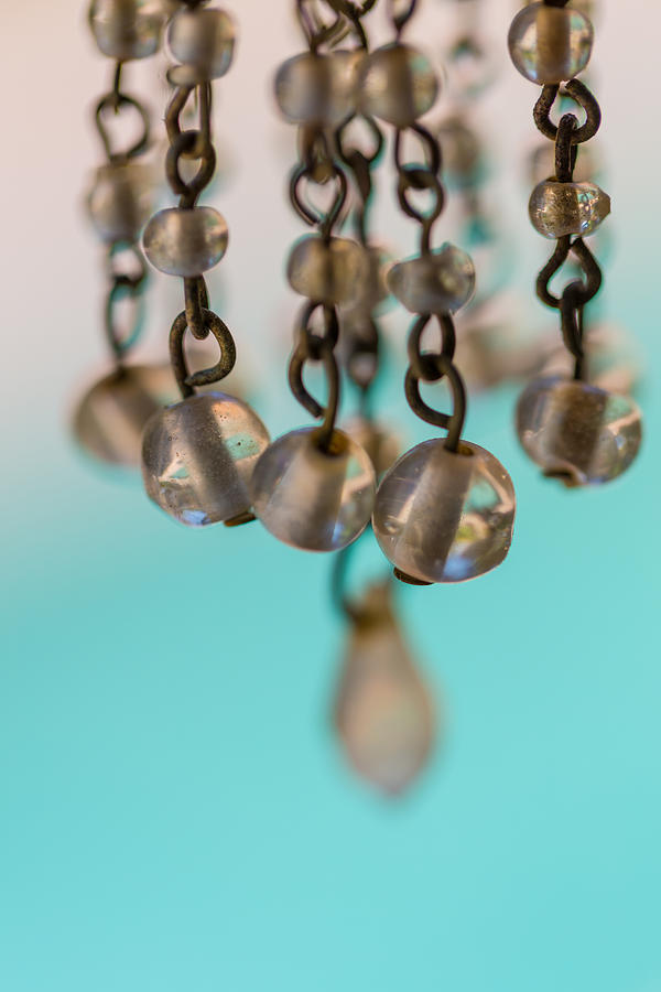 Abstract Photograph - Hanging Beaded Votive Abstract 6 by Scott Campbell