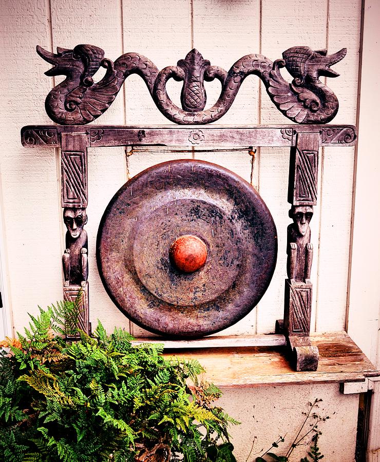 Hanging Chinese Nipple Gong Photograph by Melinda Baugh - Fine Art America