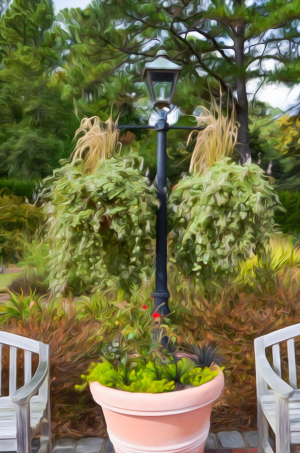 Hanging Flowers Painting by Jeelan Clark Fine Art America