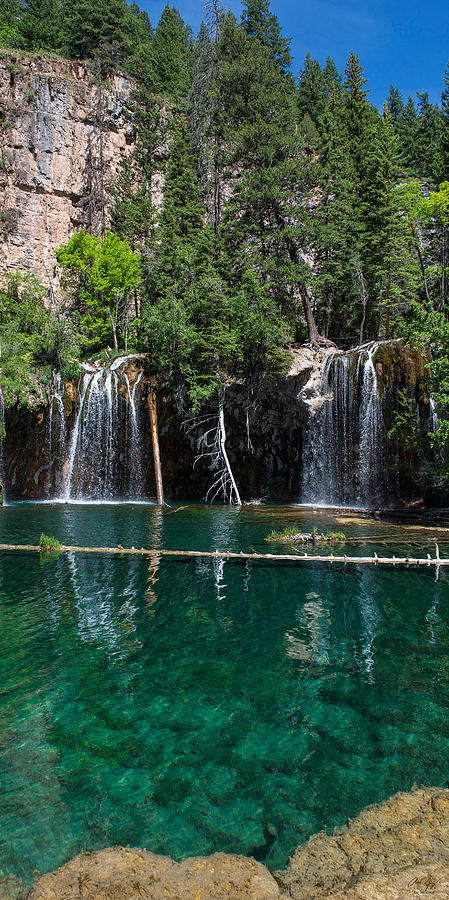 Hanging Lake Vertical Panorama Photograph by Aaron Spong
