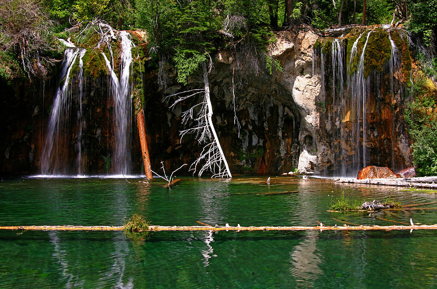 Hanging Lake Waterfalls Photograph by Daniel Woodrum
