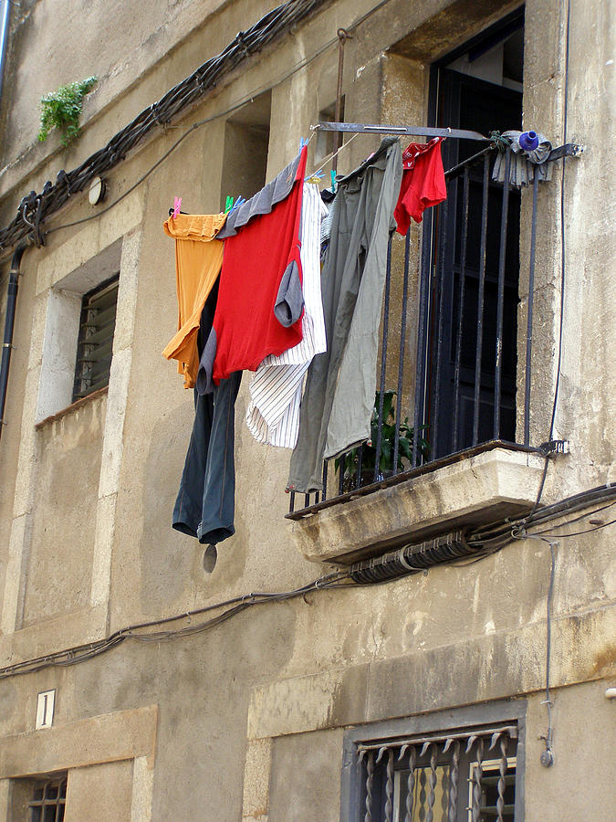 Architecture Photograph - Hanging out to dry by Carolyn Waissman