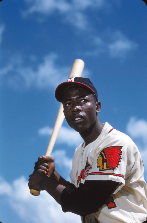 Baseball Photograph - Hank Aaron of the Milwaukee Braves by Retro Images Archive