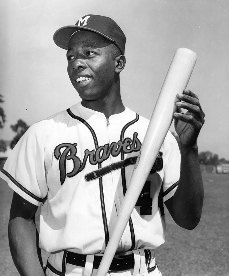 Hank Aaron Photograph - Hank Aaron Poster by Gianfranco Weiss