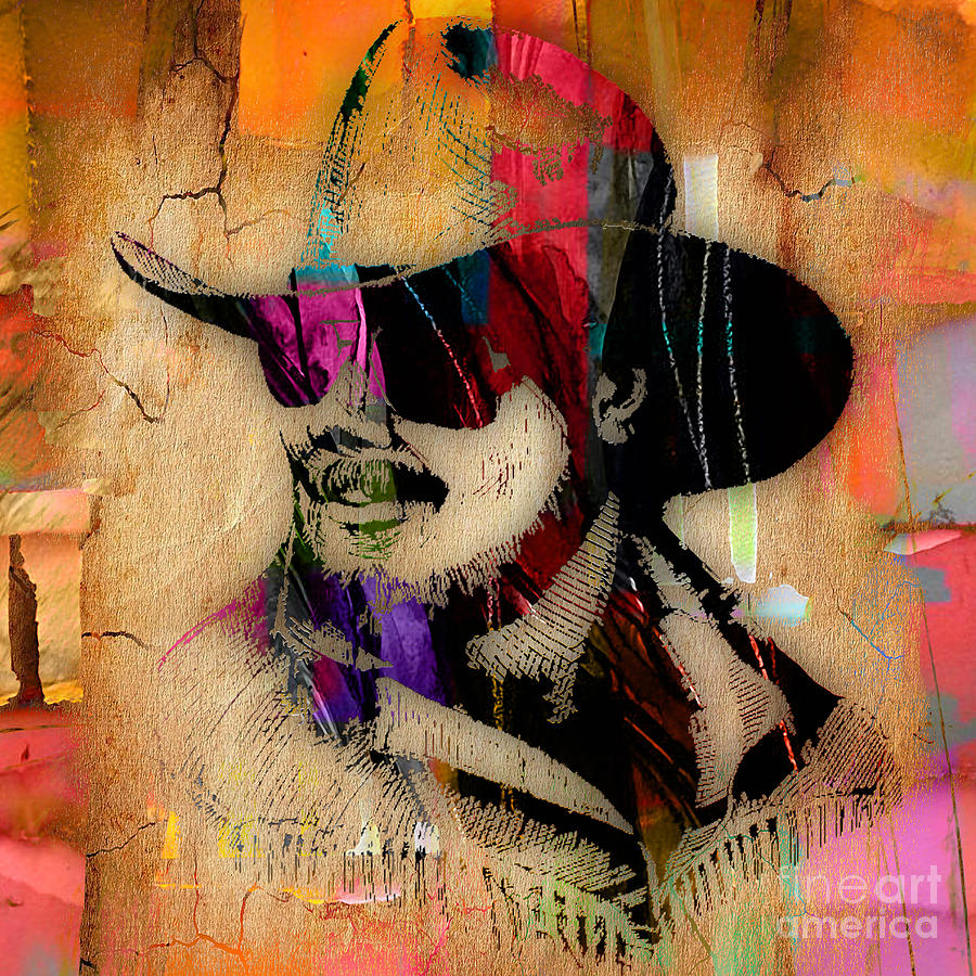 Music Mixed Media - Hank Williams Jr Collection by Marvin Blaine