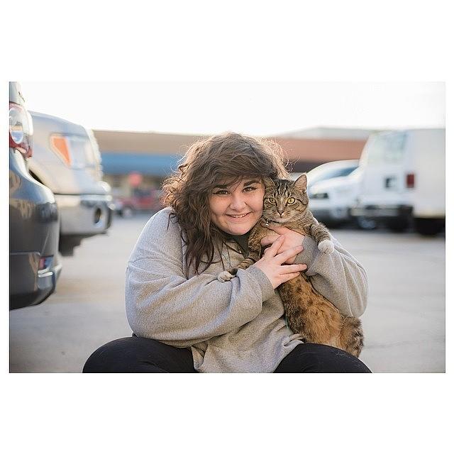 Hannah Found A Cat In A Parking Lot Photograph by Bridget Reyes