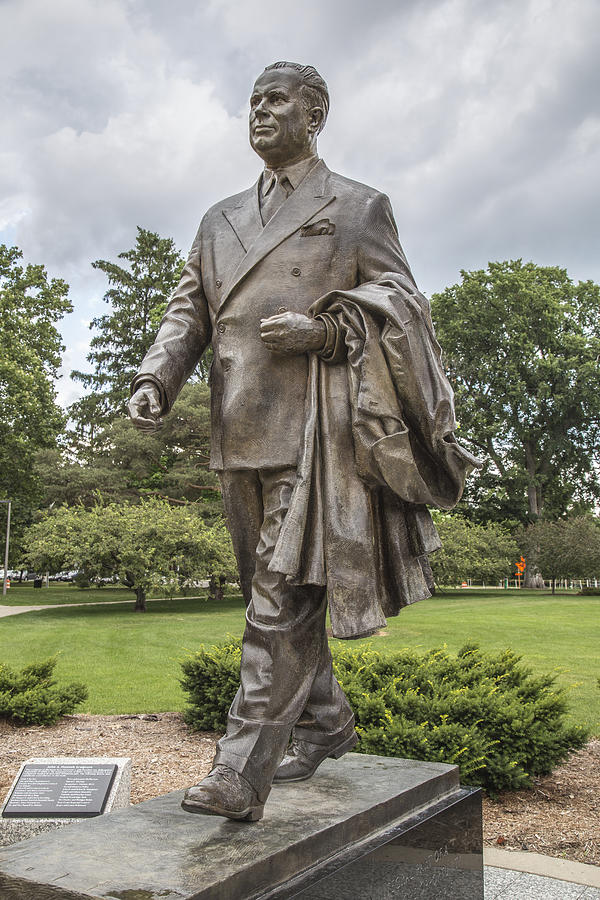 Michigan State University Photograph - Hannah Statue at MSU by John McGraw