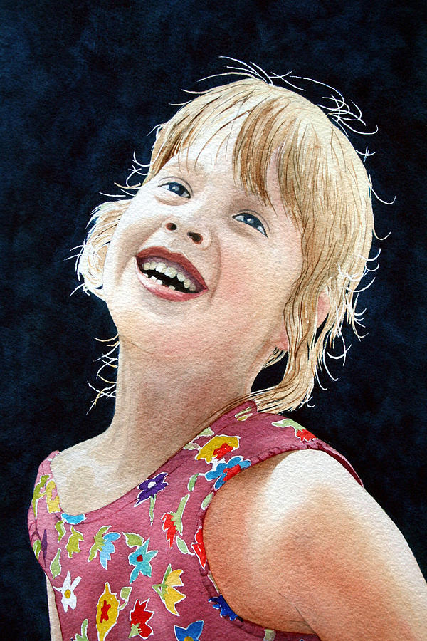 Hannahs Joy Painting by Jim Gerkin