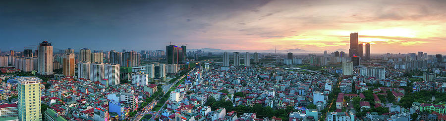 Hanoi Panorama Photograph by Vlg