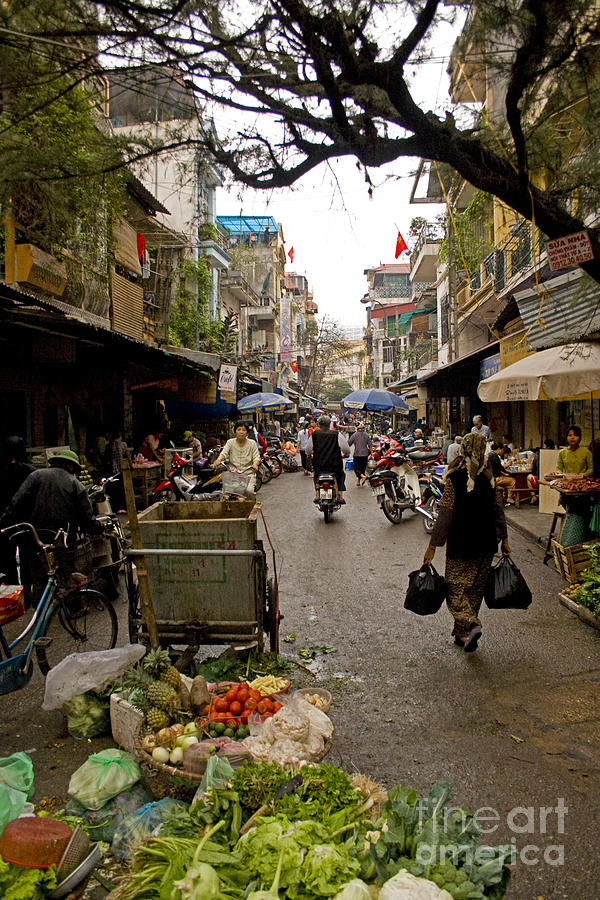Hanoi Street Market Photograph