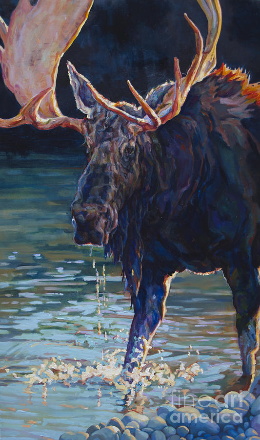 Yellowstone National Park Painting - Hans by Patricia A Griffin