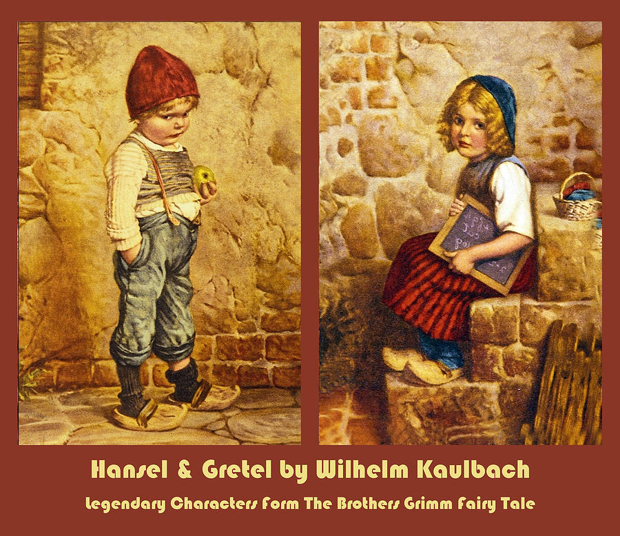 Fairy Tales Hansel and Gretel Print