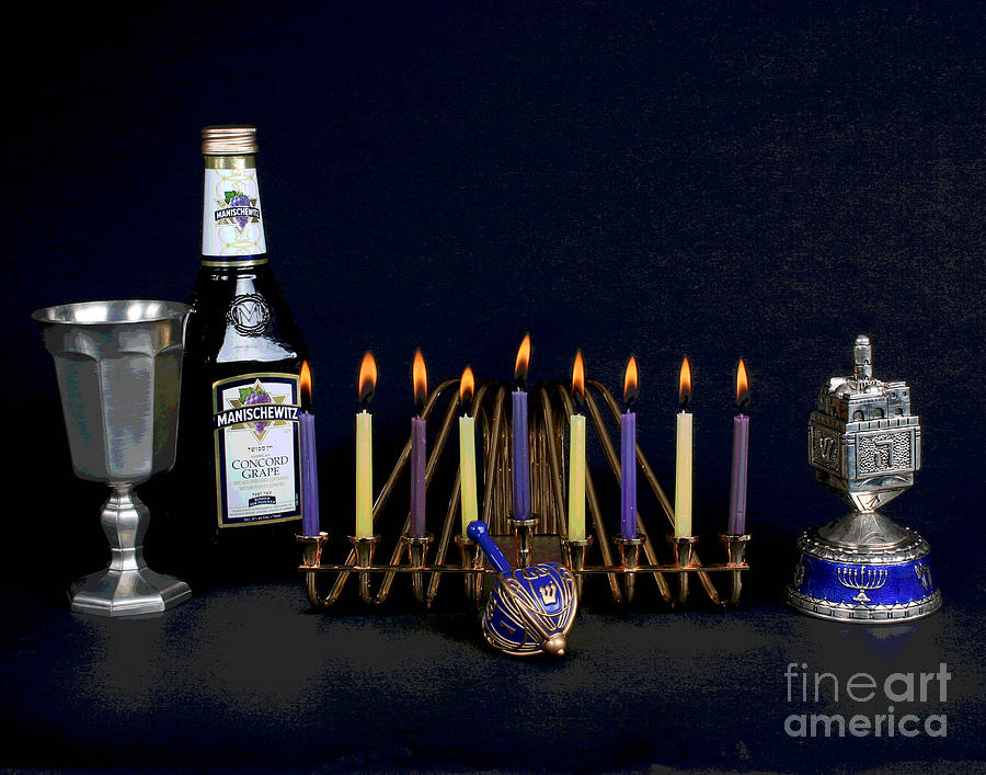 Hanukah Candles Photograph by Larry Oskin