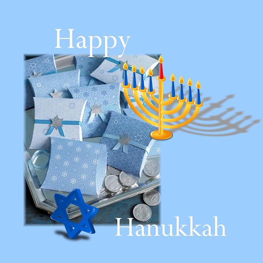 Hanukkah Gifts Digital Art by Florene Welebny