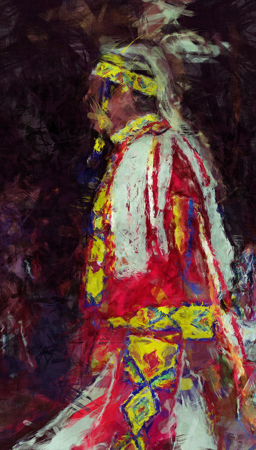 Native Dancer Digital Art - Hanvdadiasgo by Christy Leigh Native Dancer Digital Art - Hanvdadiasgo by Christy Leigh