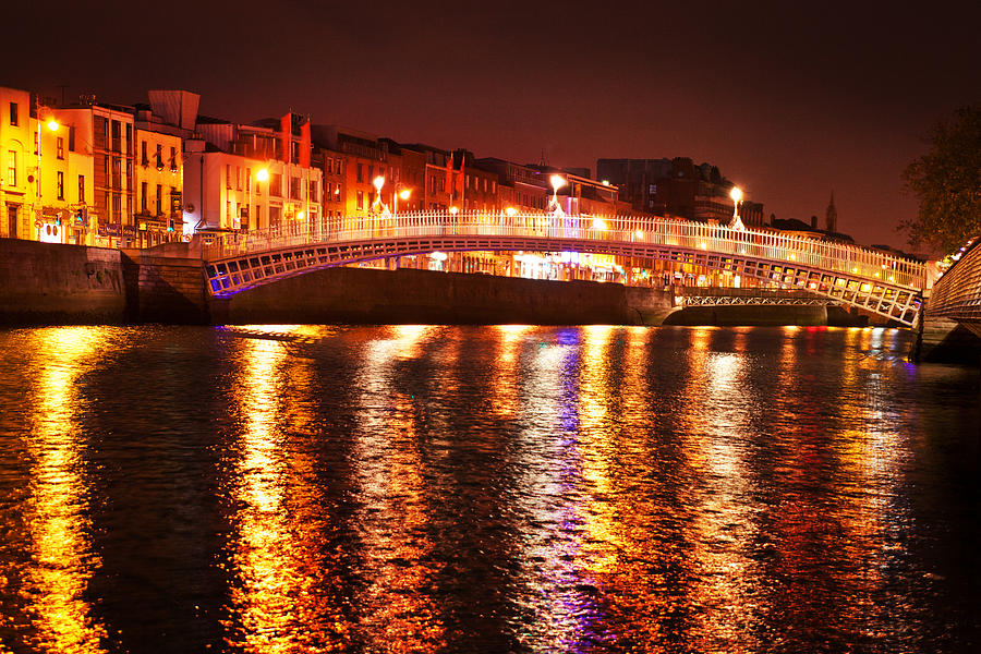 HaPenny Bridge-Dublin Photograph by John Galbo