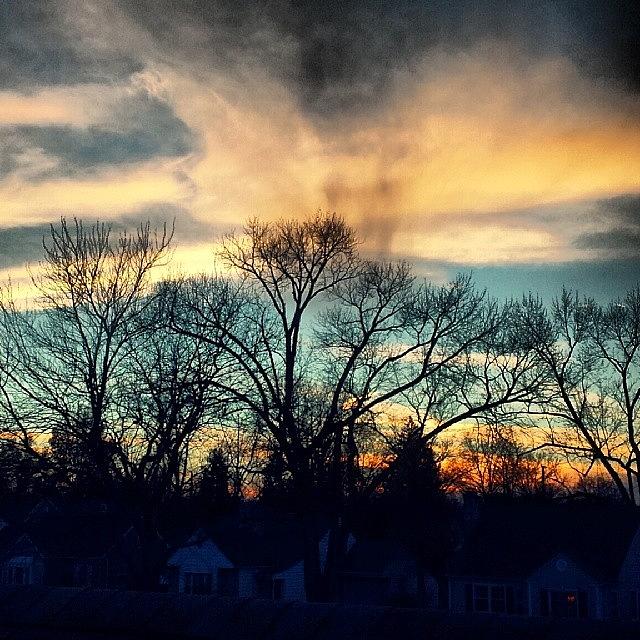 Sunset Photograph - Happening Now Right Outside My Window by Kimberly Speranza