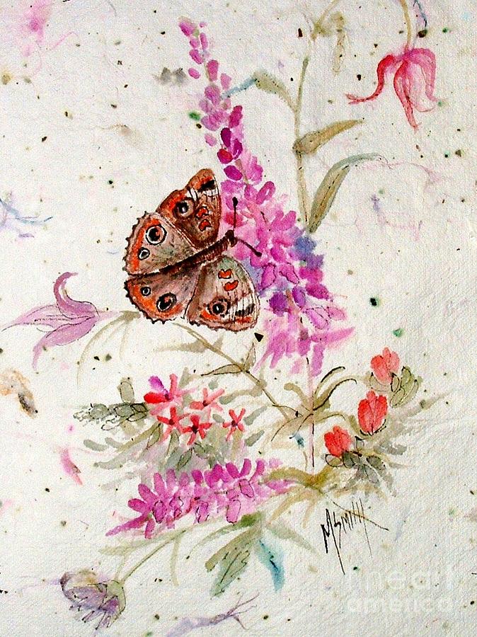 Happiness Is A Butterfly Painting by Marilyn Smith