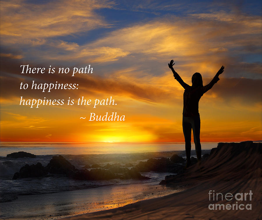 Happiness Is The Path Photograph by Stella Levi