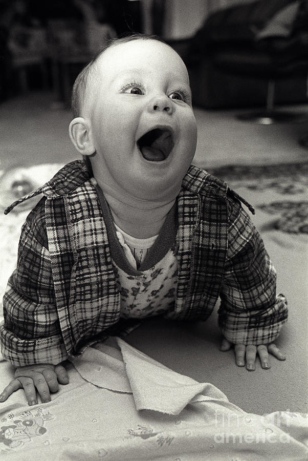 Happy Baby Photograph by David Grossman
