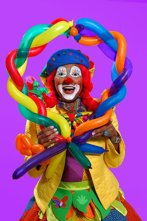 Happy Birthday Clown Photograph by Joe Ownbey - Pixels