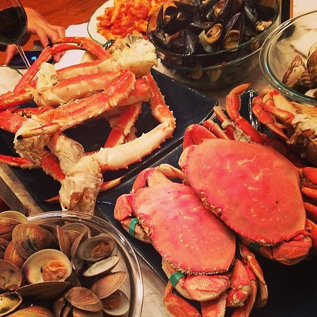 Seafood Photograph - Happy Birthday Dad! Its A #seafood by Van Le