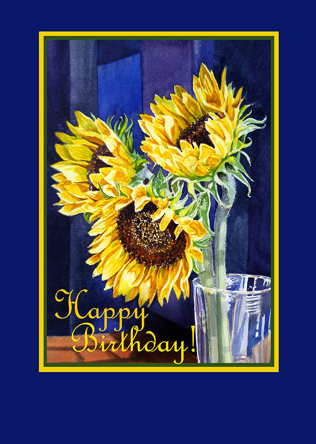 Birthday sunflowers 2024