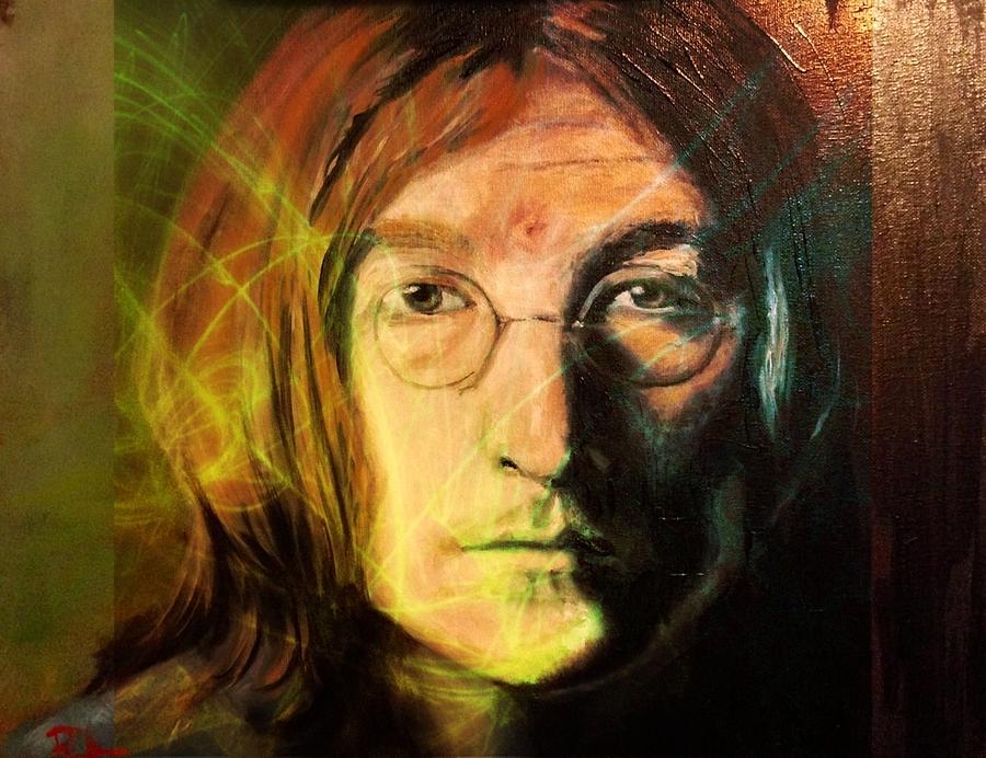 Happy Birthday Lennon Painting by Ruben Barbosa - Fine Art America