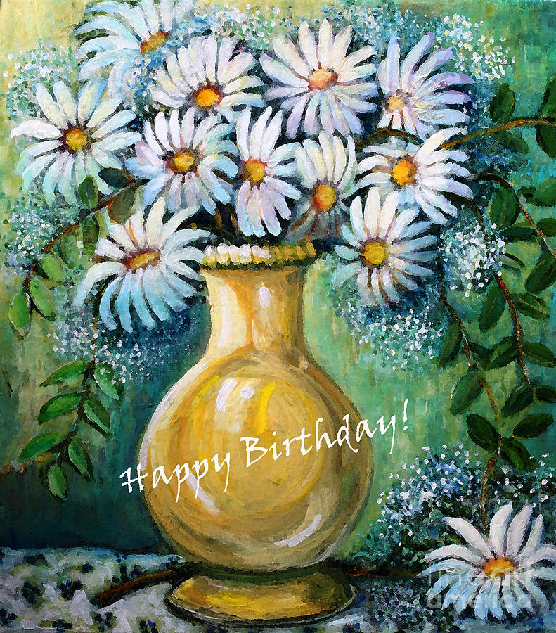 Happy Birthday Painting by Rita Brown