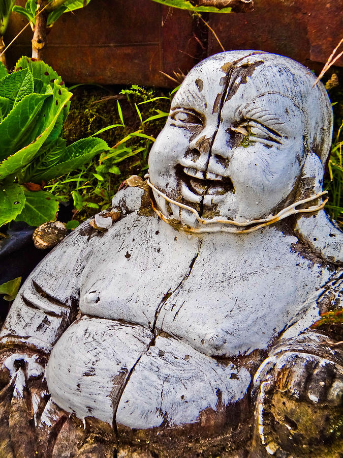 Buddha Photograph - Happy Buddha by Norchel Maye Camacho