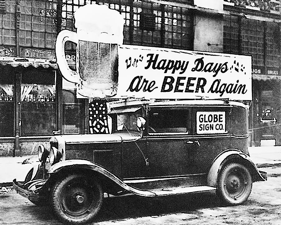 Beer Photograph - Happy Days are Beer Again by Digital Reproductions
