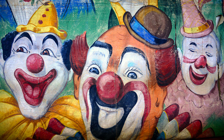 Happy faces of the old circus Photograph by David Lee Thompson