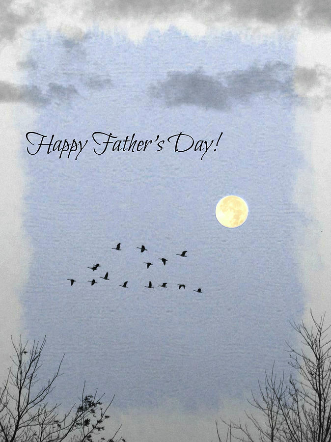 Happy Fathers Day - Moonset Flyby Photograph by Dark Whimsy