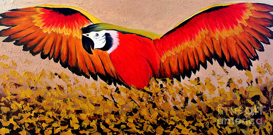 Happy Flight Painting by Preethi Mathialagan