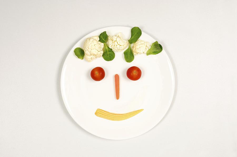 Abstract Photograph - Happy food face by Science Photo Library