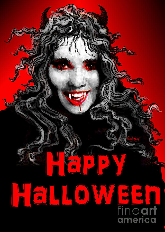 Happy Halloween Digital Art by Carol Jacobs