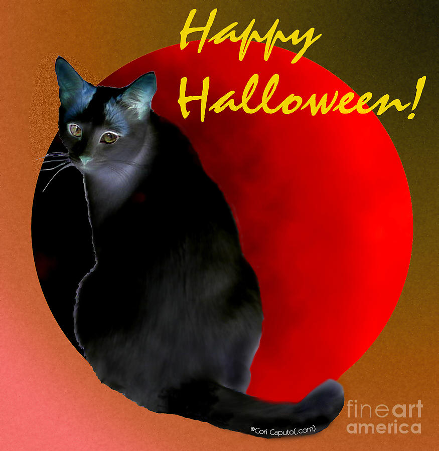 Halloween Digital Art - Happy Halloween by Cori Caputo