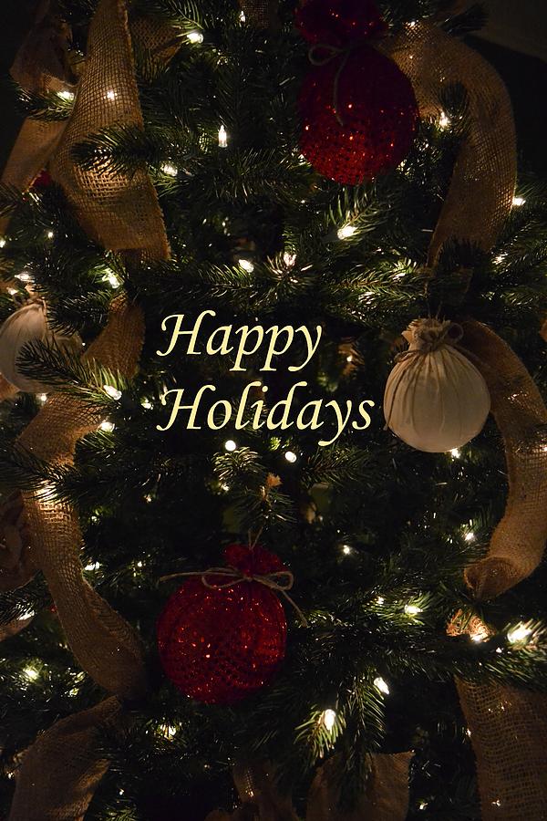 Happy Holidays Photograph by Deena Stoddard