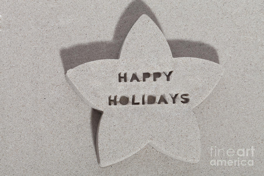 Happy Holidays From Florida Photograph by Diane Macdonald