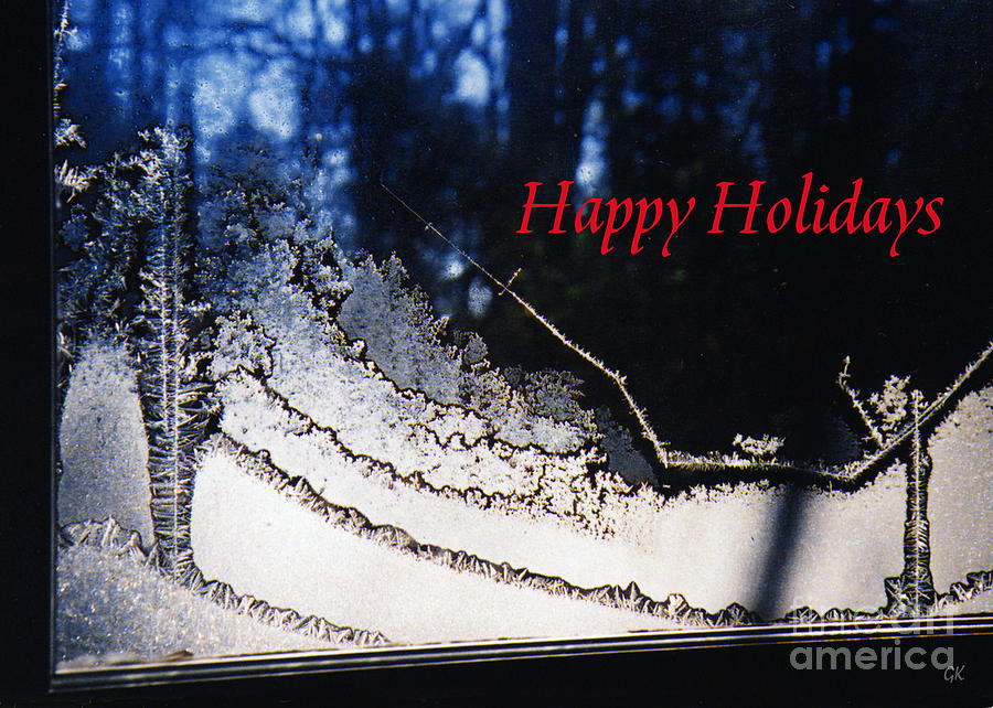 Happy Holidays Greetingcard Photograph by Gerlinde Keating