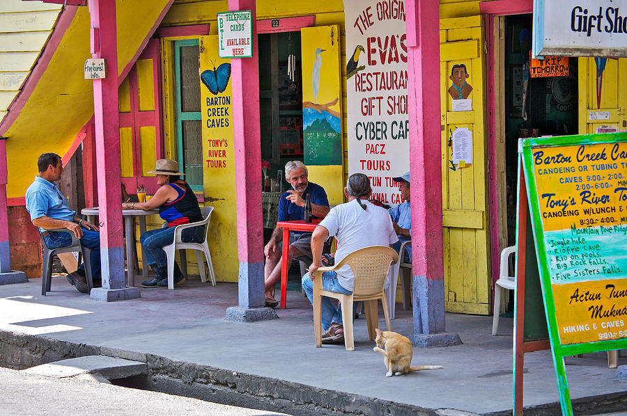 Happy Hour in Belize Photograph by Randy Green