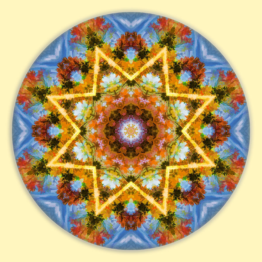 Happy Mandala Digital Art by Beth Venner