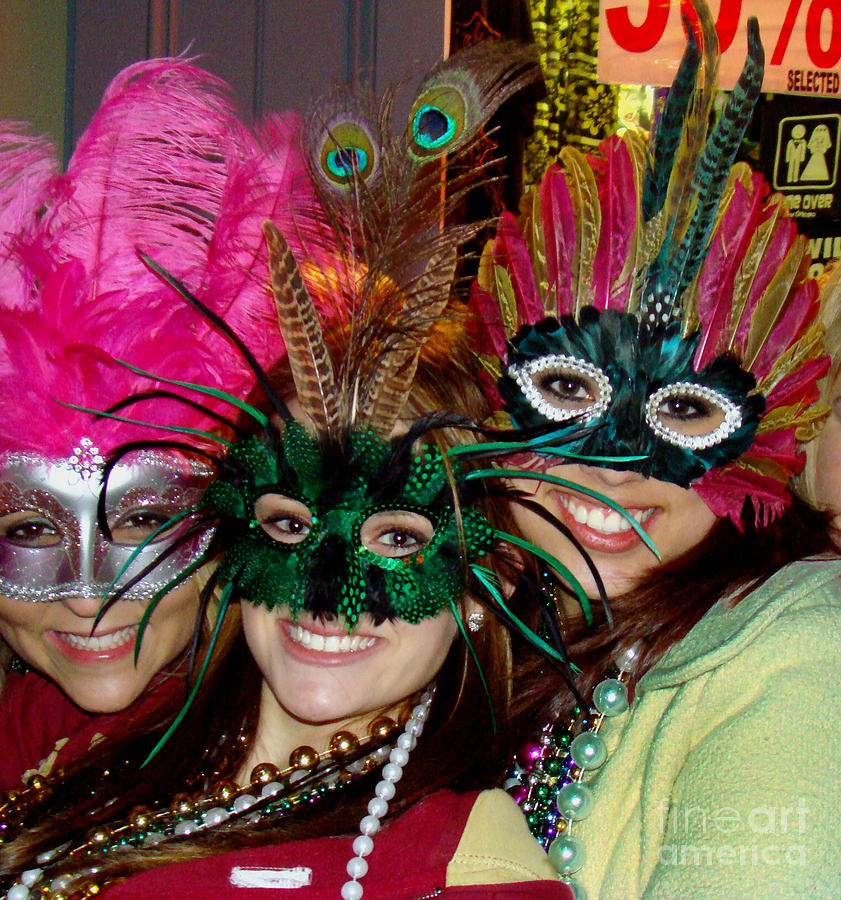 New Orleans Photograph - Happy Mardi Gras by Eva Kato