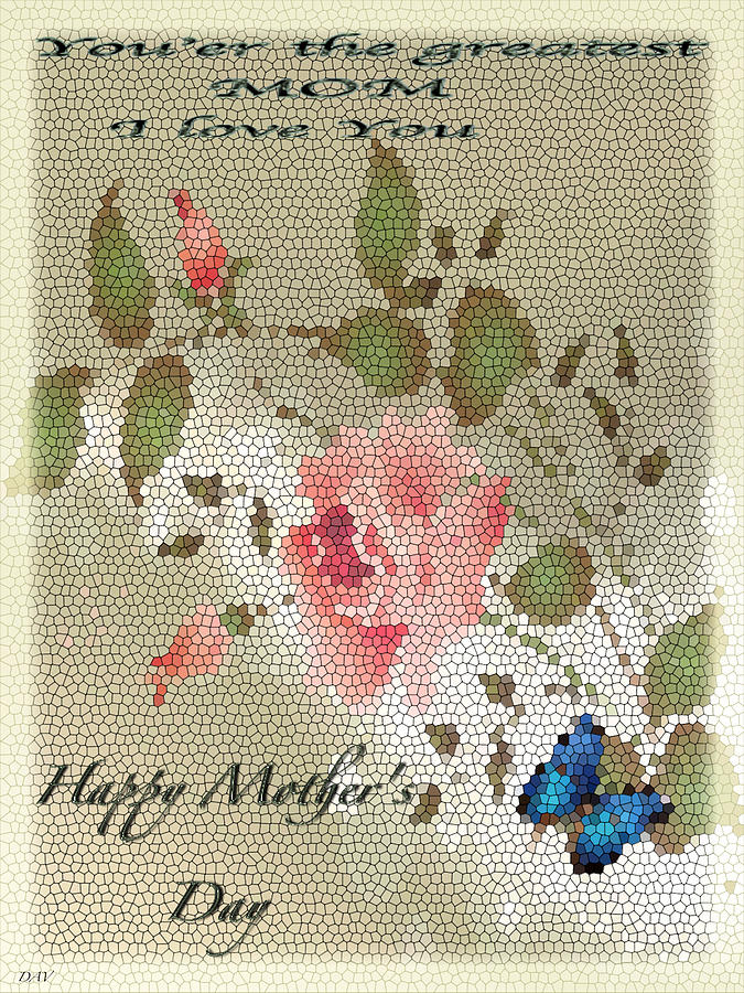 Happy Mothers Day Card Digital Art by Debra     Vatalaro