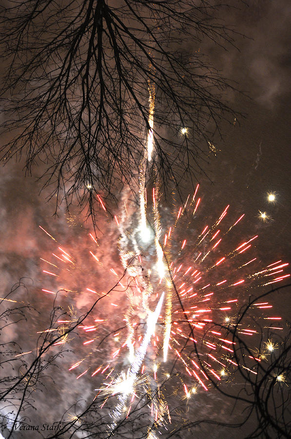 Happy New Year 2014 Three Photograph by Verana Stark