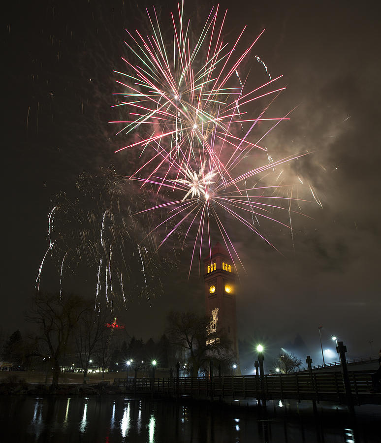 Happy New Year 2014c Photograph by Paul DeRocker