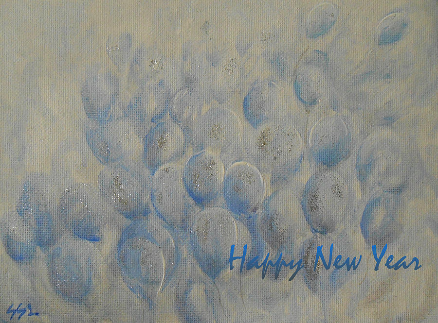 Happy New Year Painting by Jane See