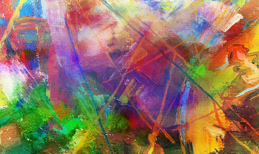 Abstract Digital Art - Happy One by Carol Sullivan